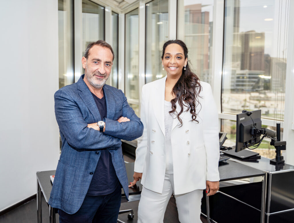Dany Naaman, CEO of Red Havas Middle East, and Dana Tahir, general manager of Red Havas Middle East